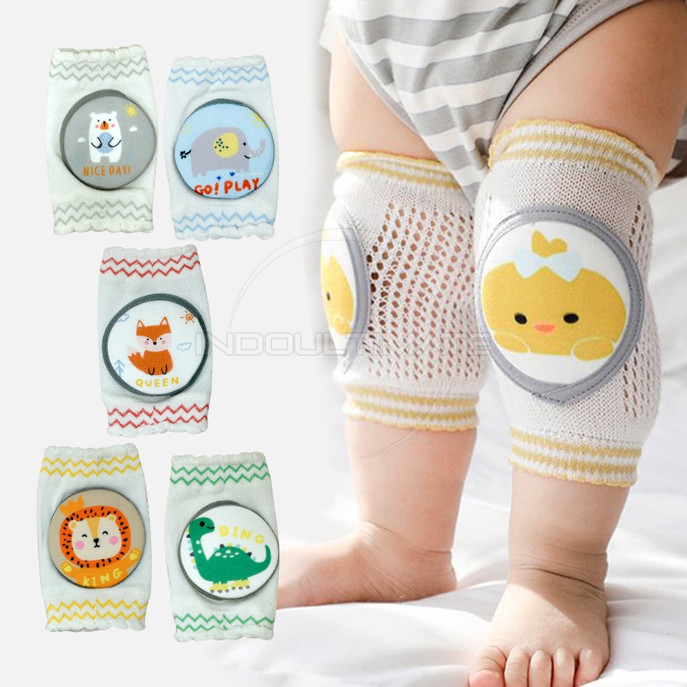 Pengaman Lutut Bayi Baby Knee Protector Pads Alat Pelindung Lutut Bayi Merangkak Motif LB-09 Pelindung Siku Tangan Kaki Anak Bayi Balita Deker Pelindung Lutut Anak Belajar Jalan