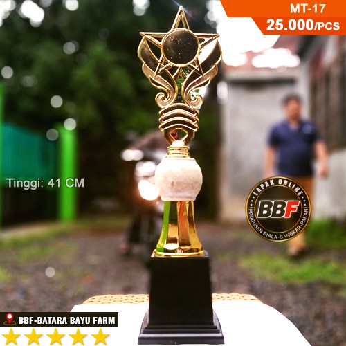 Piala Marmer telor onix satuan tinggi 40cm