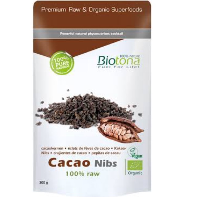 Biotona Organic Cacao Nibs 300g