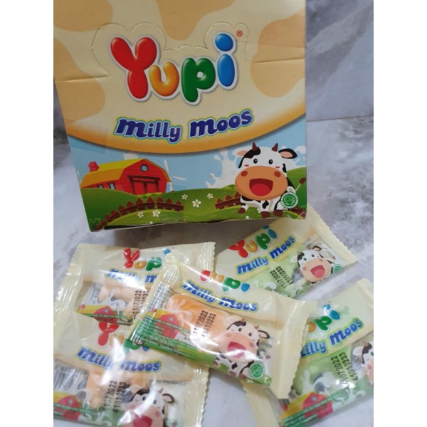 

Yupi Milky Moo Rasa Vanila Susu 24 pcs @7 gram