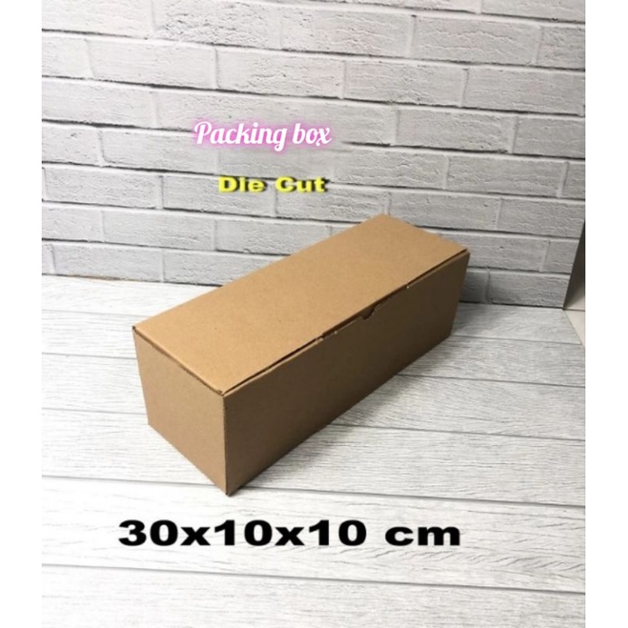 

Kardus uk.30x10x10 cm box/karton die cut untuk packing dll