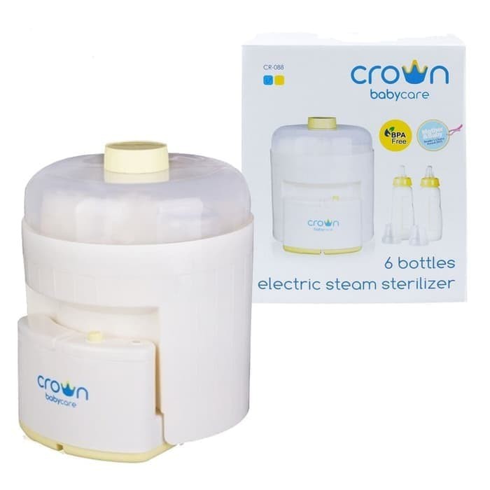 Steril Sterillizer Sterilisasi Antiseptik Botol Susu Asi Bayi Multi Fungsi Steam Crown Sterilizer