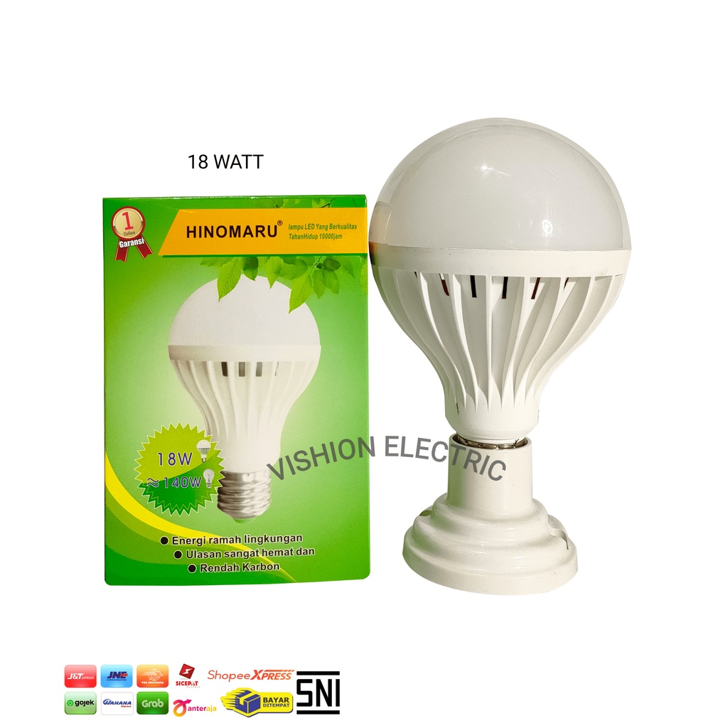 LAMPU LED HINOMARU 18W HP-3018 DUS HIJAU