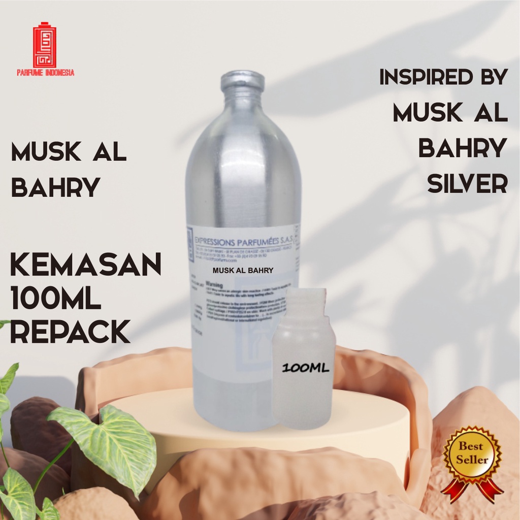 bibit parfum murni MUSK AL BAHRY SILVER EP 100ML