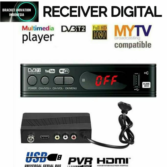Dekoder Tv Digital | Receiver Tv Digital | Penangkap Tv Digital Dvbt2