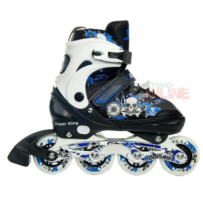 Sepatu Roda Cougar Power King Blue/Black Recreational Inline Skate