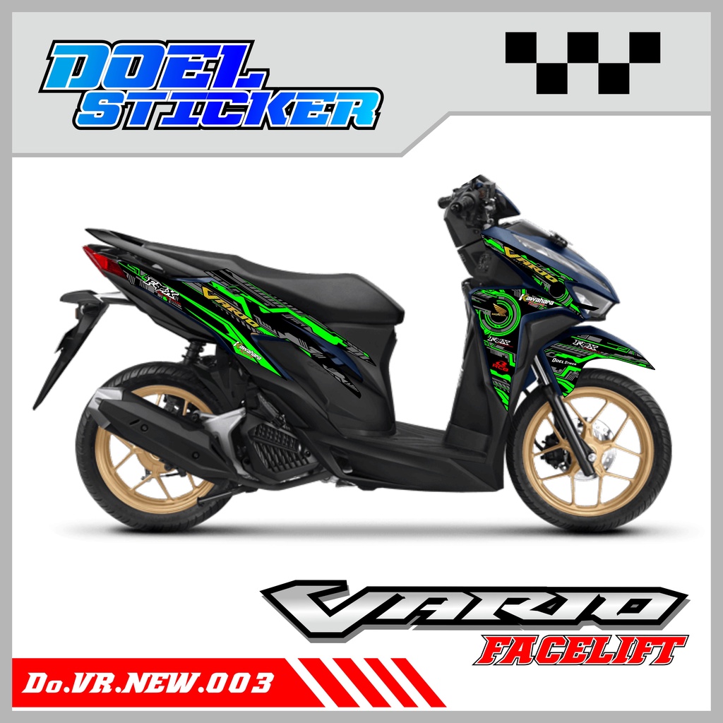 Stiker Striping Semifull Vario 125 / 150 New 2018 2019 2020 Racing FOX Limited Edition Desain DOEL-003