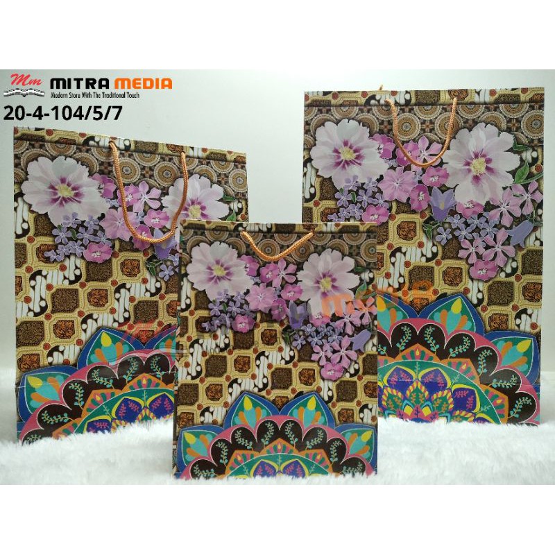 

PAPER BAG BATIK BUNGA TALI KOOR MURAH