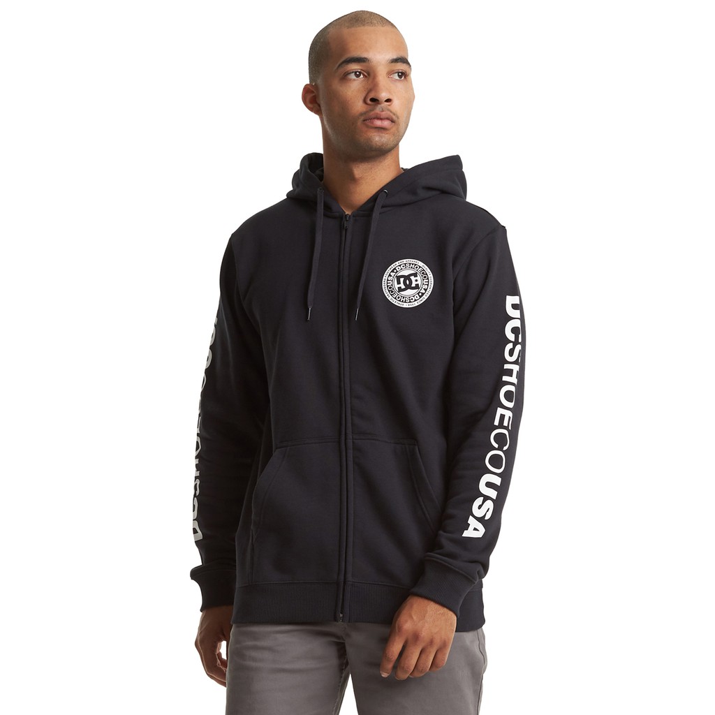 Sweater DC Shoes Original DC Circle Star Zip Hoodie M OTLR XBBW