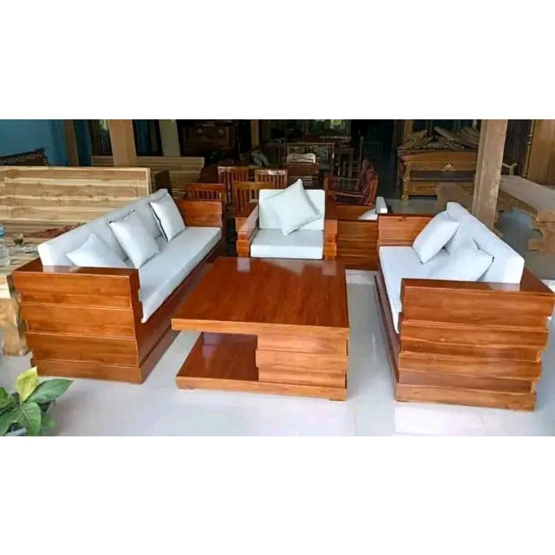 kursi tamu box kayu jati,kursi box ruang tamu murah,kursi tamu jati murah free matras