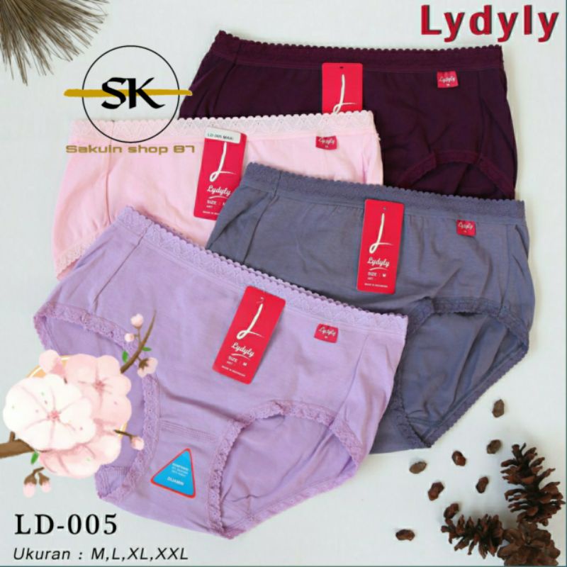 SAKUIN(6pcs) cd wanita/cd lydyly 005 /celana dalam wanita/celana dalam wanita lydyly/cangcut wanita/