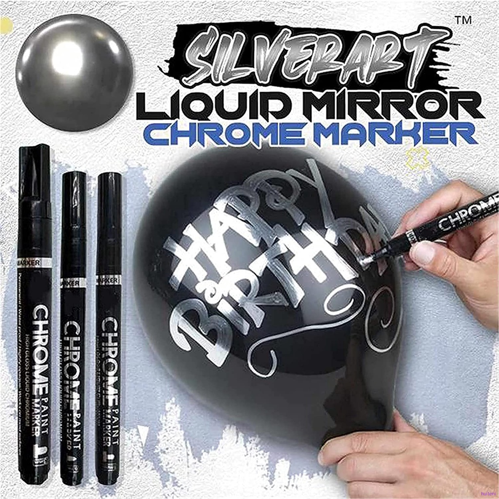 Mirror Marker DIY Art Mark Pen Long-lasting Portable Sign Writing Pen for School Office, 0.7MM huiteni.id