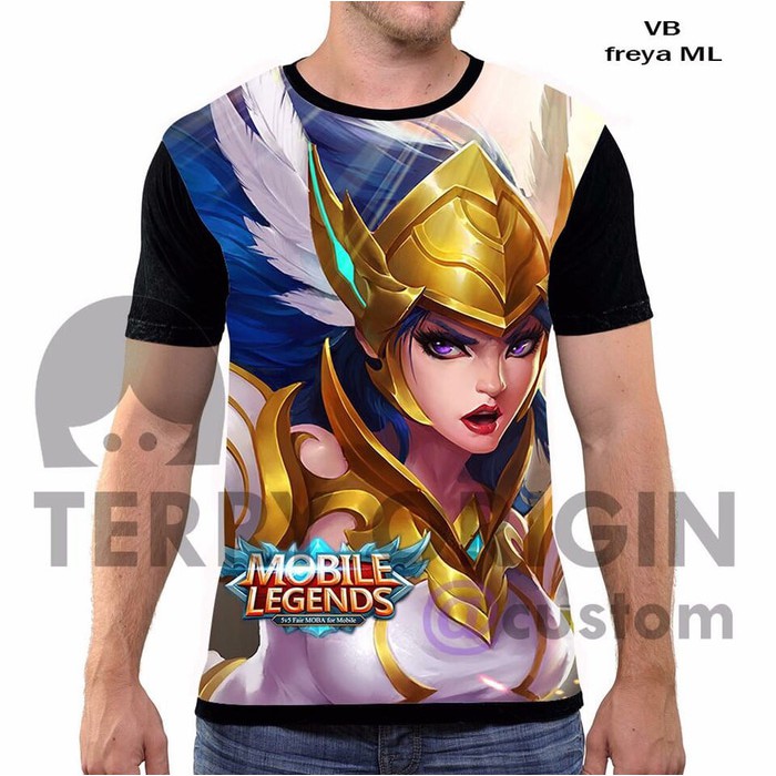 Kaos Mobile legends Terlaris Freyaskin 3d Fullprint