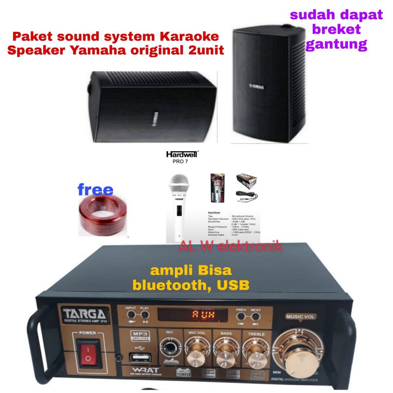 Paket Sound System Karaoke, Cafe,Restoran dll speaker Yamaha 2unit