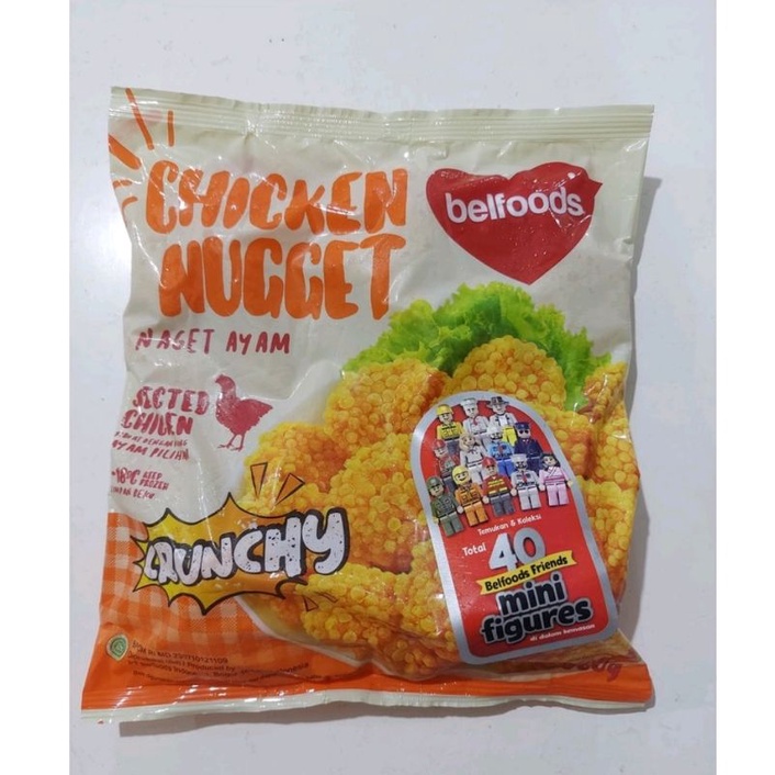 Jual Belfoods Chicken Nugget Crunchy 500gr | Shopee Indonesia