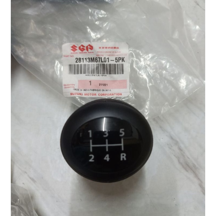 Shift Knob Knop Tongkat Persneling Karimun Wagon R Original wrn Hitam
