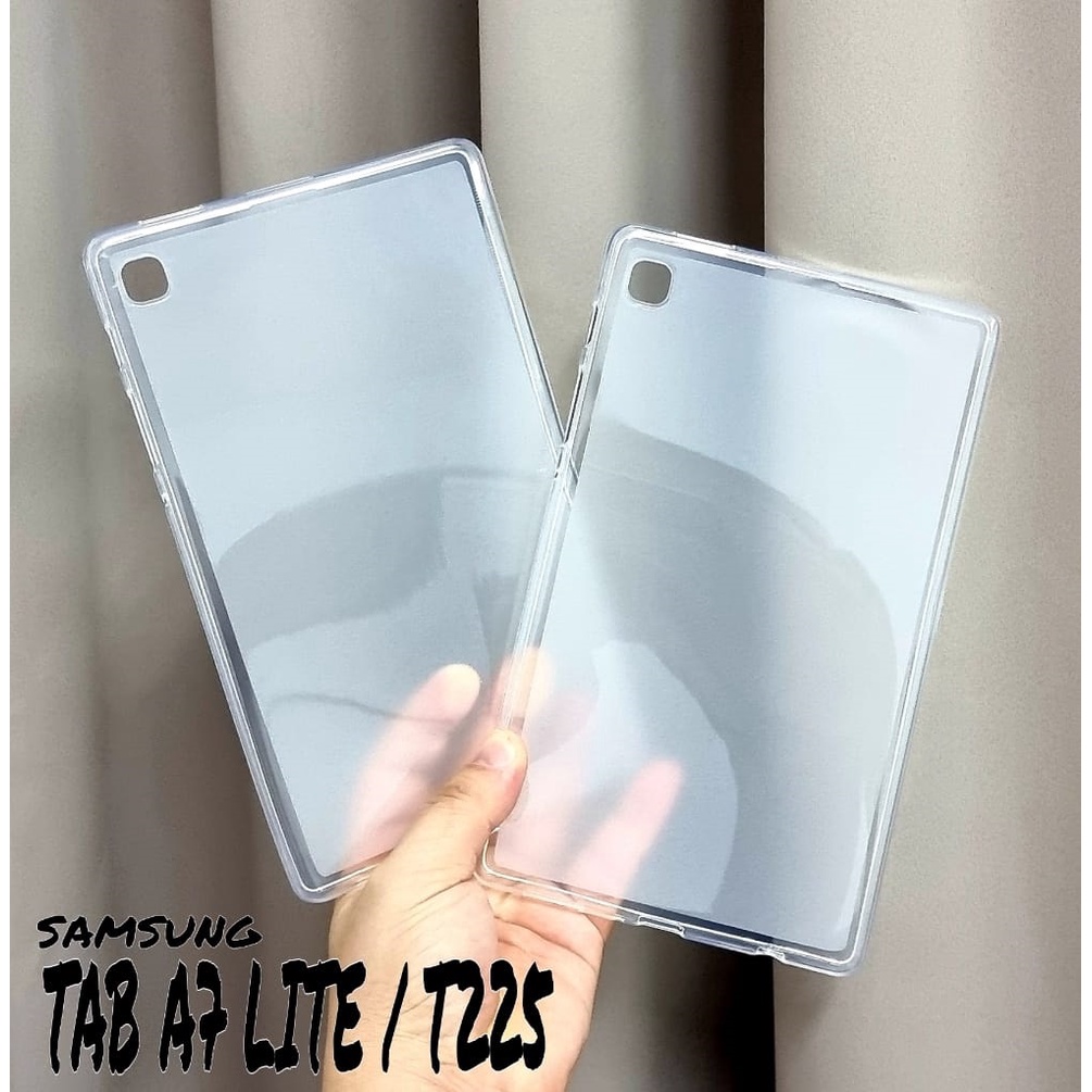 SAMSUNG TAB A7 LITE 2021 8.7 INC SM - T225 CASE BENING SOFT JELLY CLEAR TRANSPARAN SOFTCASE CLEAR CASING SILIKON CASING COVER