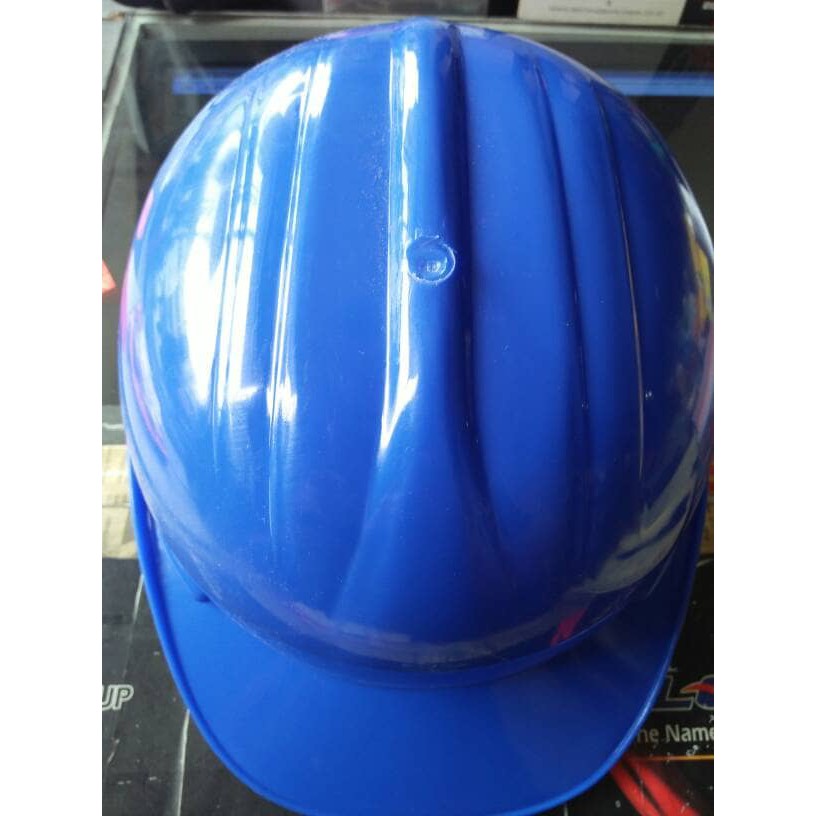 Topi Proyek/ Helm Proyek/Safety Helm/Topi Tukang Bangunan Biru