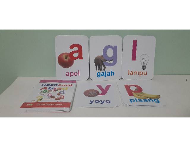 Flash Card ABC - Flash Card Abjad - Flash Card Alfabet - Flashcard Aplhabet