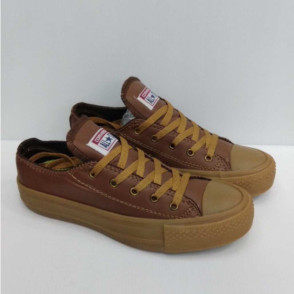 Converse all star low kulit gum