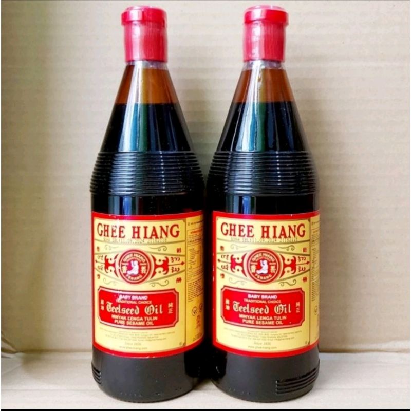 

GHEE HIANG SESAME OIL 700 ML ( MINYAK WIJEN MUA YU MERK BABY GHEE HIANG ) - Standar