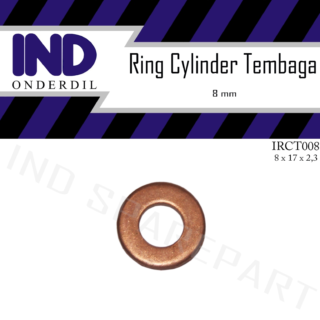 Ring Cylinder-Silinder Block-Blok Head 8 mm Tiger Revo-2000/Neotech