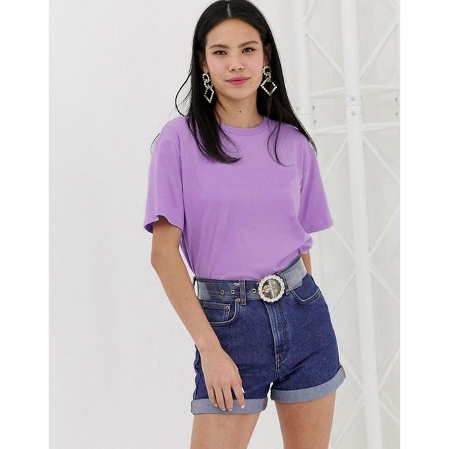 BLOOMANIA Kaos Polos Ungu Lilac/Ungu Muda COTTON COMBED 20S