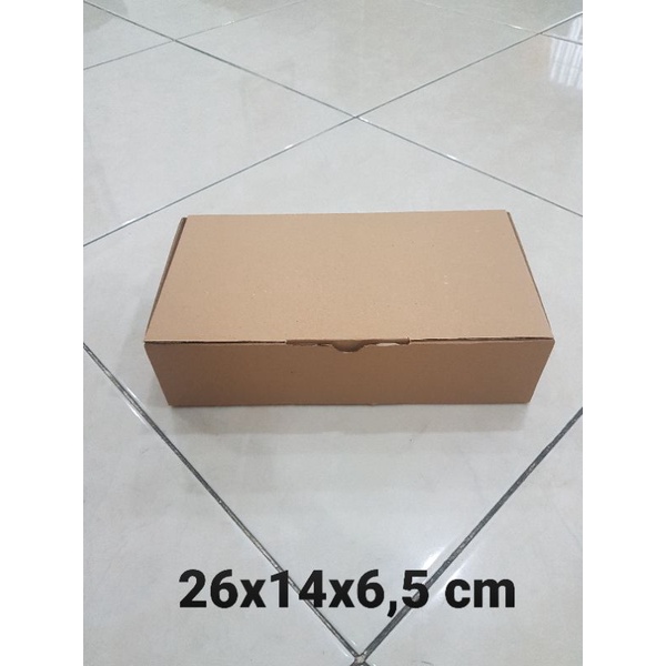 

Kardus Box uk. 26x14x6,5 cm Kotak Karton Die Cut