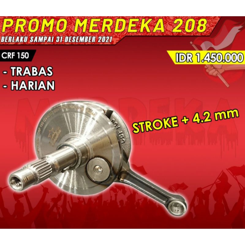 KRUK AS CRF 150 STROKE + 4.2MM BRT CRANKSHAFT STROKE UP