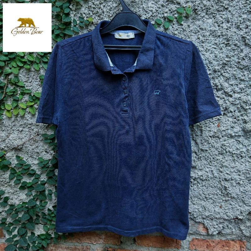 Baju polo pria golden bear second original