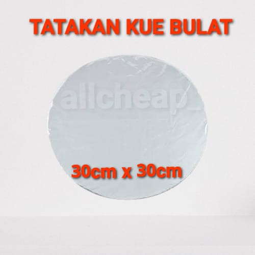 ALAS PAPAN TRIPLEK KUE TART uk.30x30cm TRIPLEKS TATAKAN KAYU PERSEGI