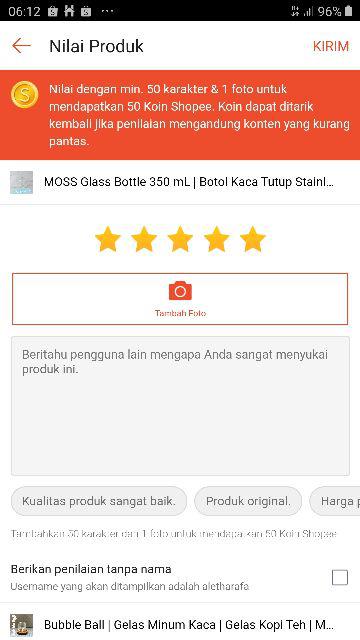 Moss Glass Bottle 350 Ml | Botol Kaca Tutup Stainless