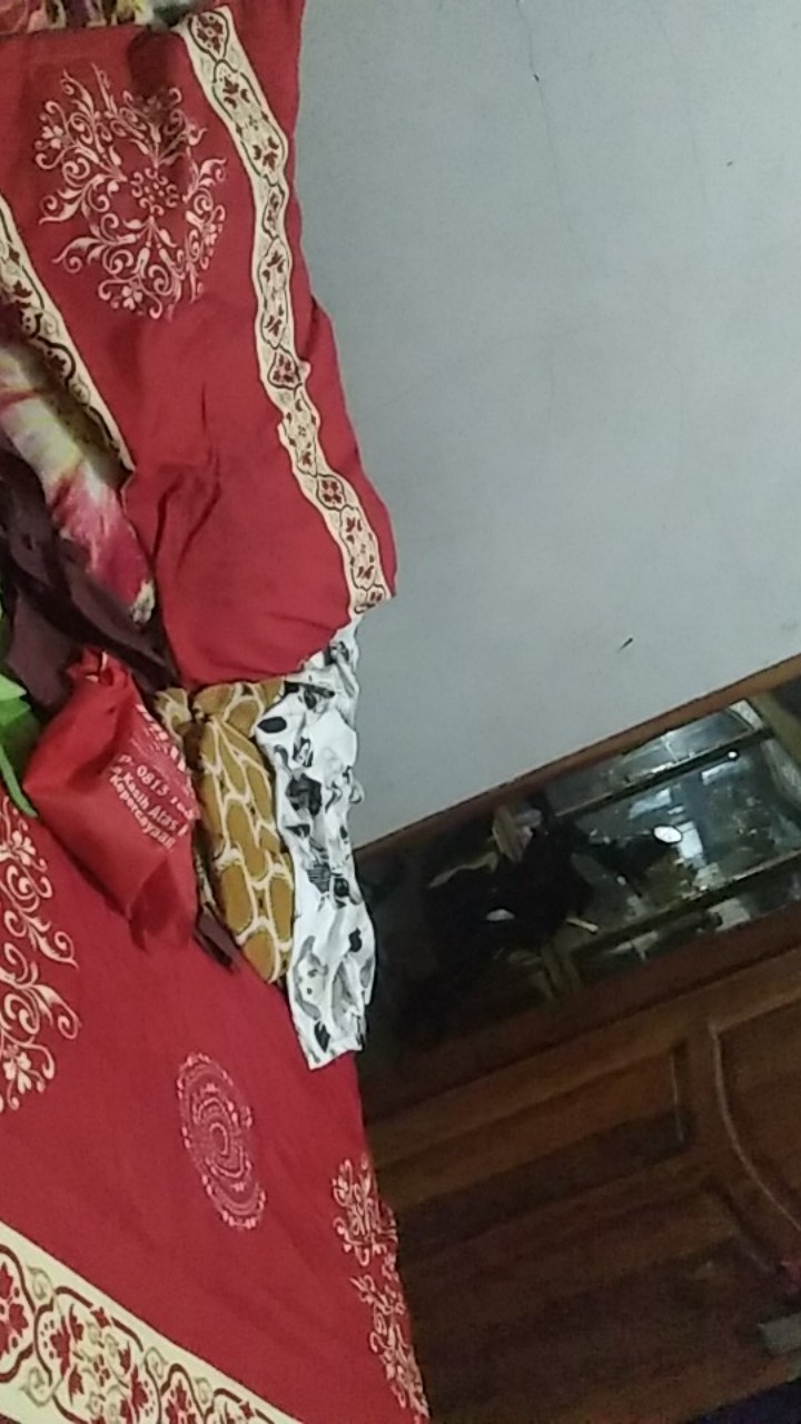 Sarimbit.batik - Gamis Twill Susun Tumpuk Bawah Promo 1kg 2pc