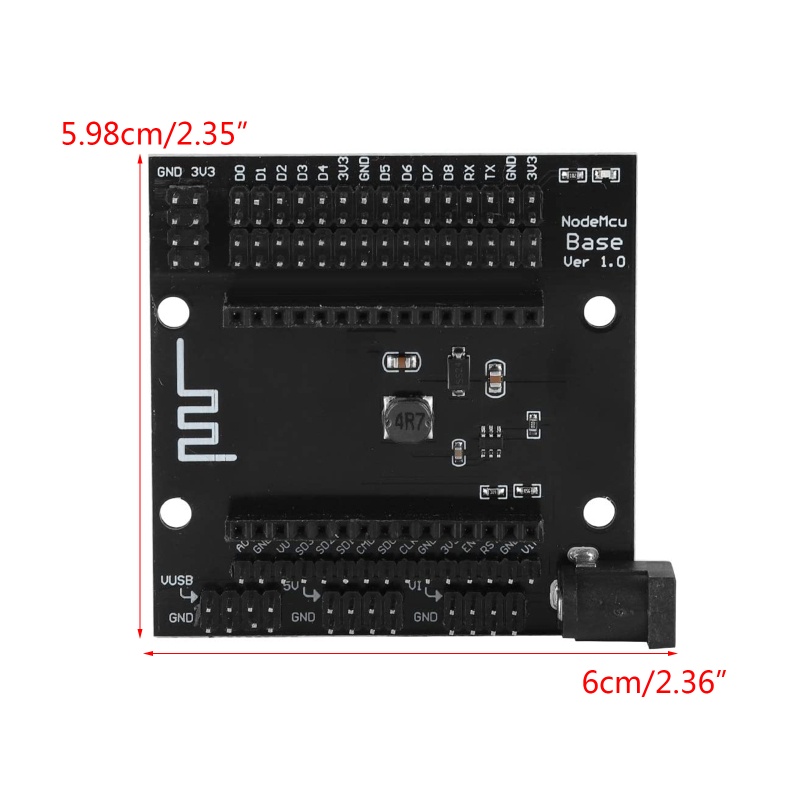 Btsg Papan Base Pengembangan Modul WIFI ESP8266 Untuk NodeMcu Lua V3