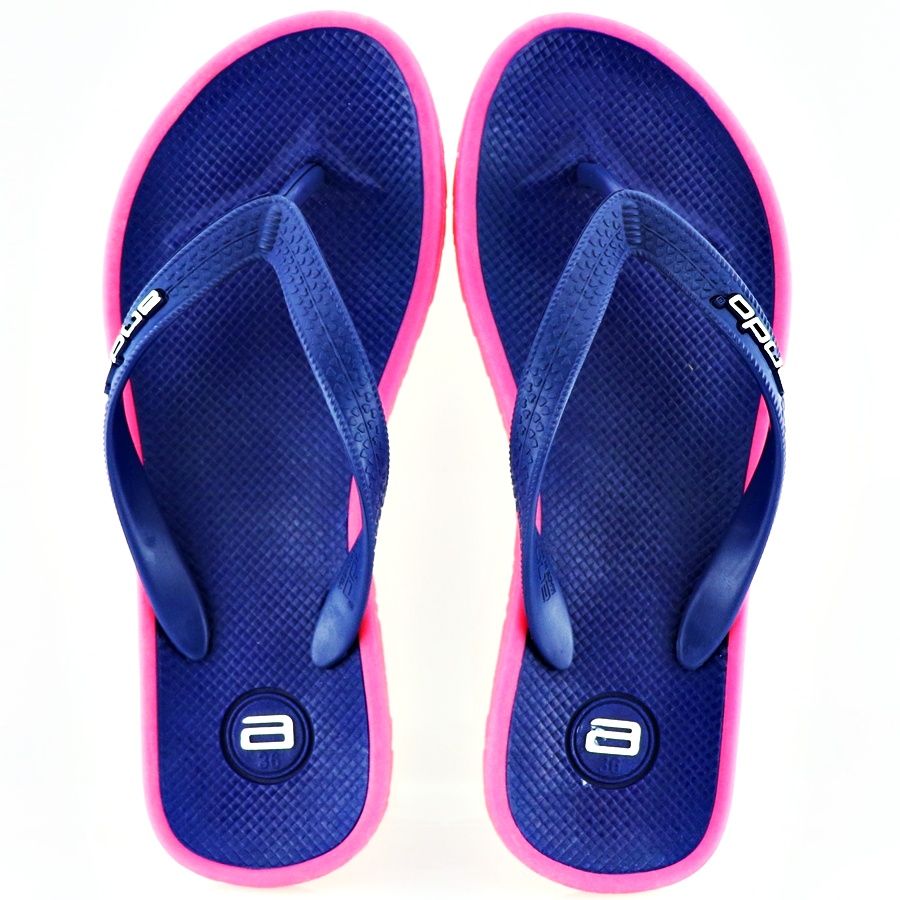 Ando Thunder Wanita Navi/Fusia- Sandal Jepit Ando Surabaya