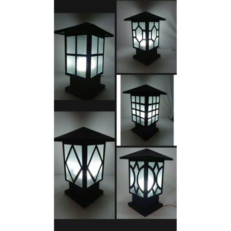 LAMPU PILAR PAGAR MINIMALIS
