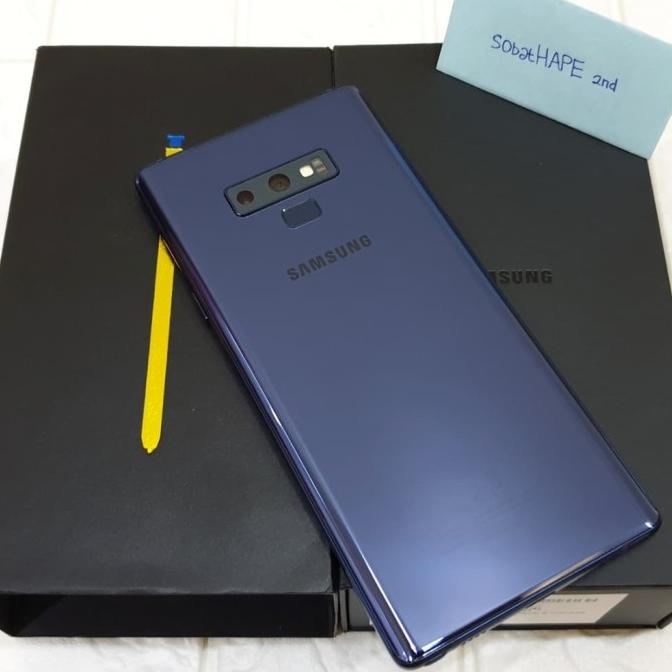 [ Hp Bekas / Second ] Hp Samsung Note 9 128Gb 512Gb Resmi Sein Dual Sim 2Nd Fullset Oem - Handphone 