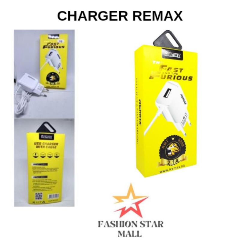 Charger Remax Micro USB Hp Android / Smart Phone / Smart Charger 2.1A