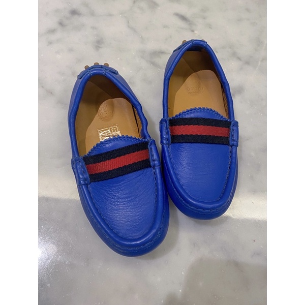 Original Sepatu Gucci Kids Shoes Biru