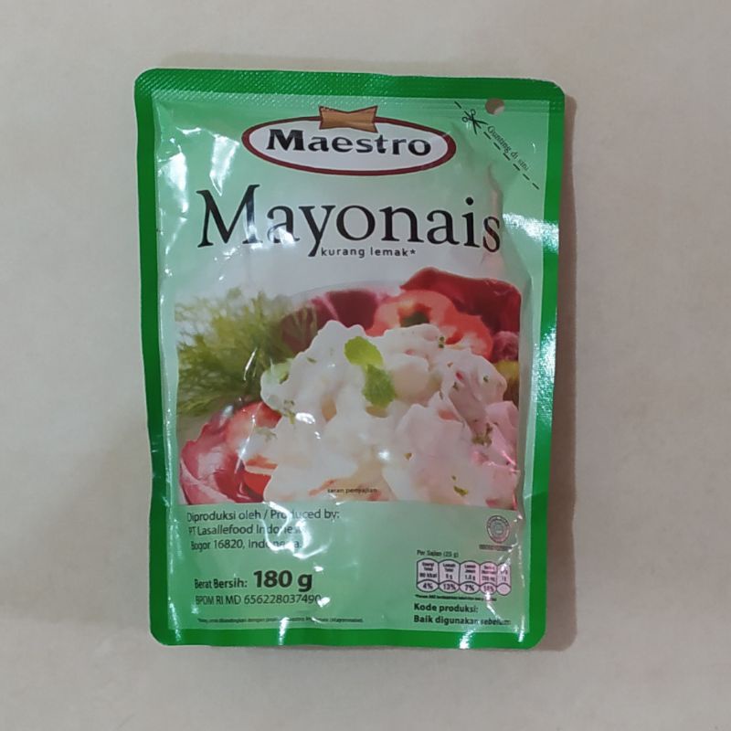 

Maestro Mayonais 180 gr Kemasan Kecil