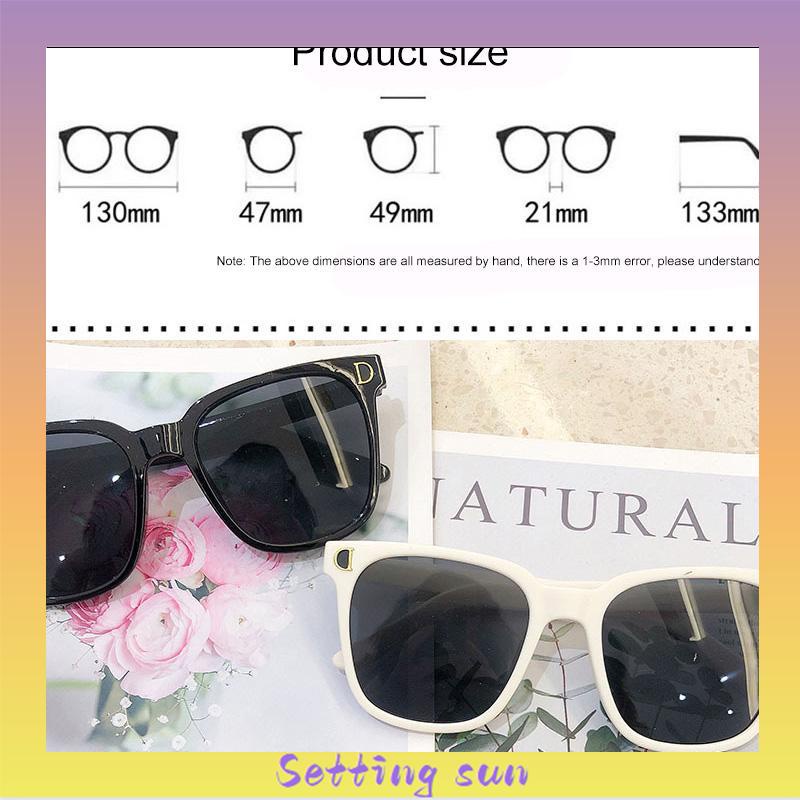 Kacamata Fashion Anak Laki-laki Perempuan Universal Anti-UV Street Shooting Sunshade Sunglasses TN