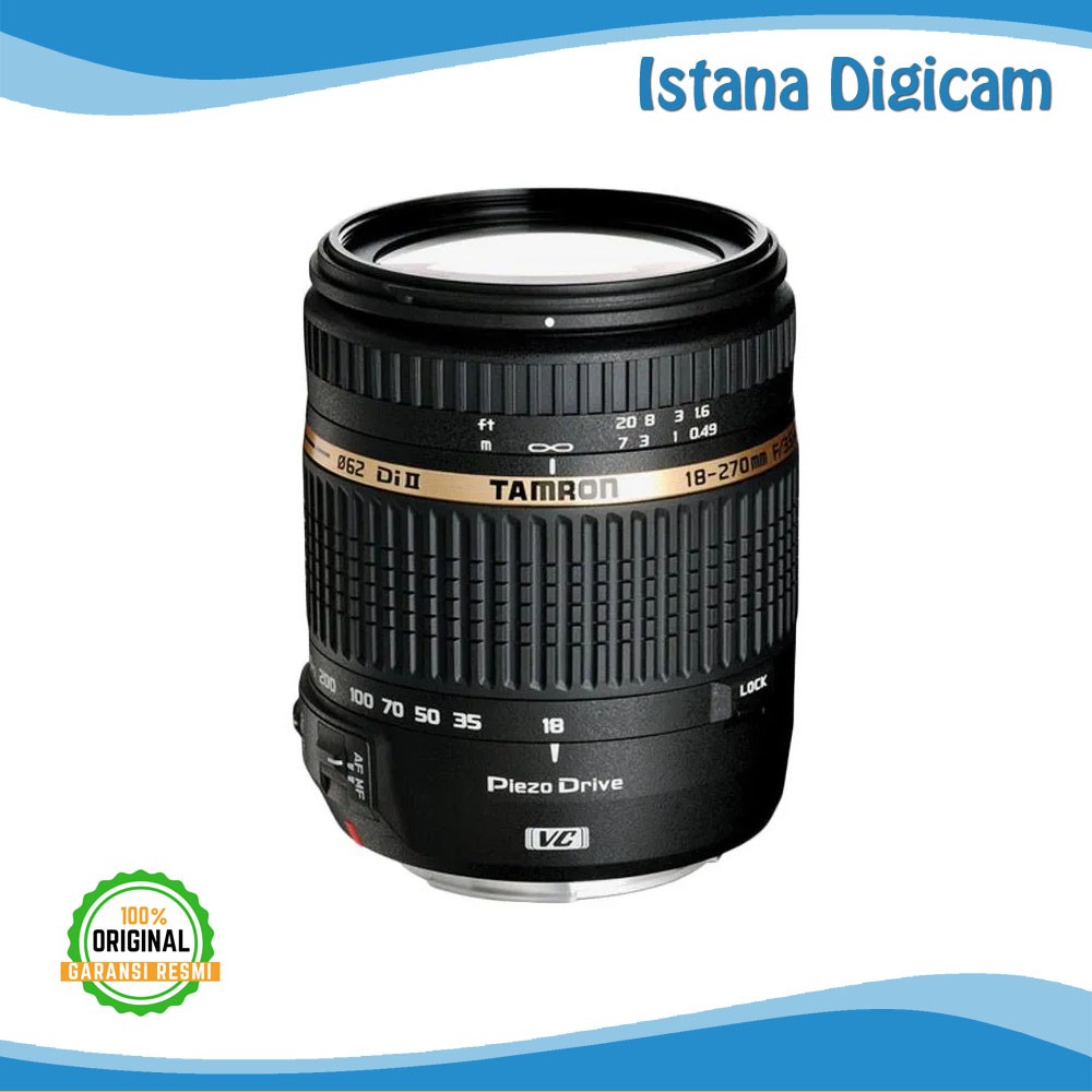 Tamron 18-270mm f/3.5-6.3 Di II VC PZD For Nikon Garansi Resmi
