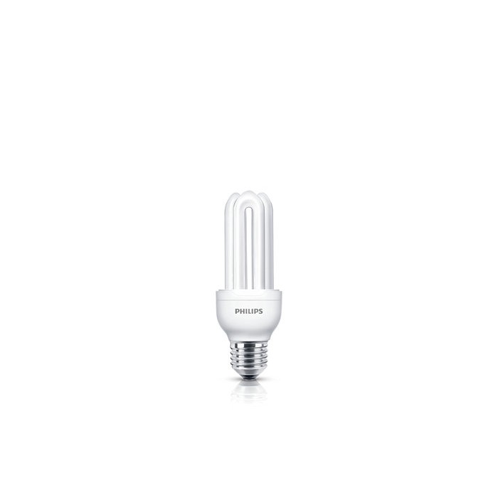 PHILIPS Essential Genie 18W E27 - Lampu Hemat Energi - Cahaya Kuning atau Putih