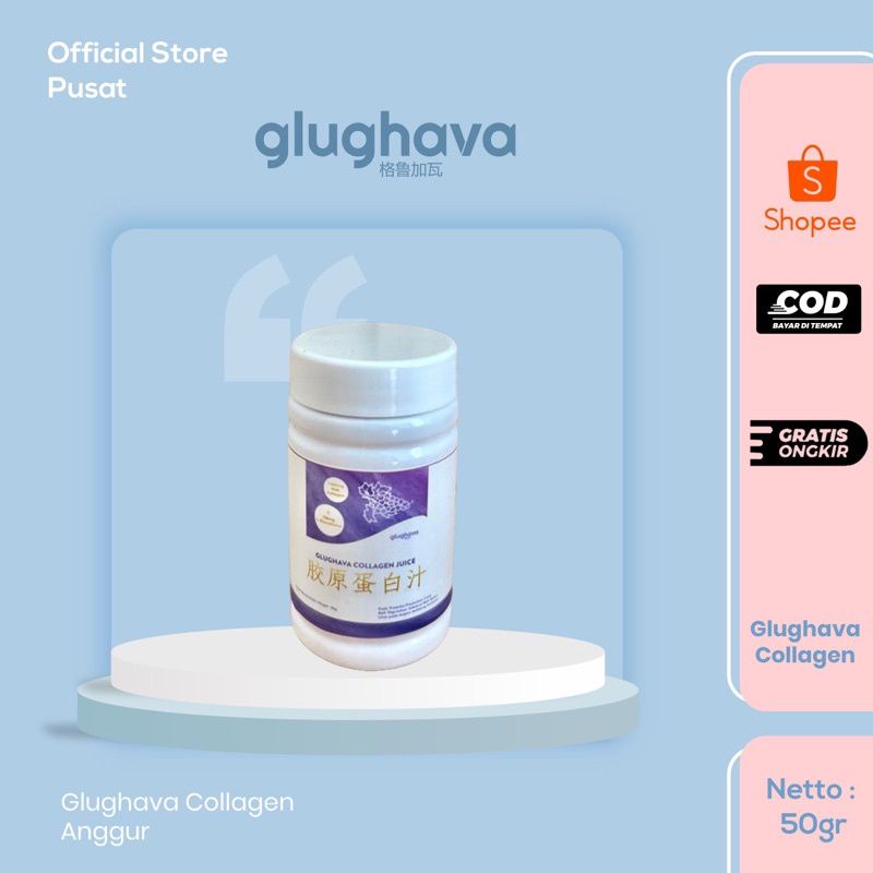 TERMURAH//Glughava collagen anggur-kolagen pemutih badan viral
