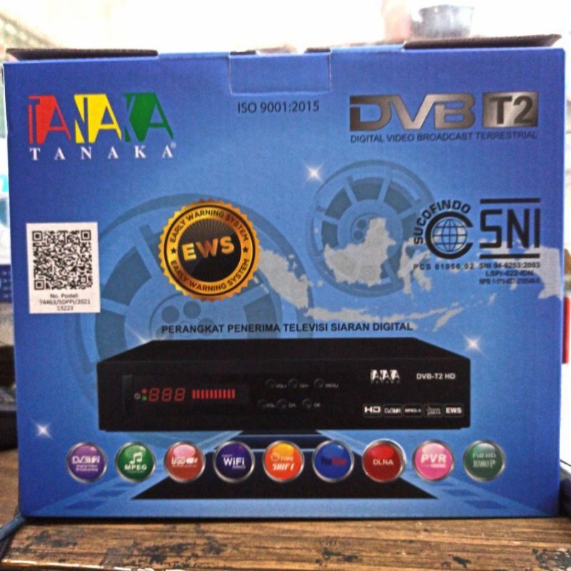 Set Top Box TANAKA Digital DVB-T2 STB TV Digital Youtube DVB T2 HDMI