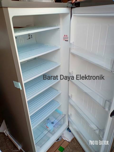 Freezer LG Freezer 6 Rak GN-INV304SL Inverter Kulkas Freezer Es Batu/ASI 6 Rak Low Watt