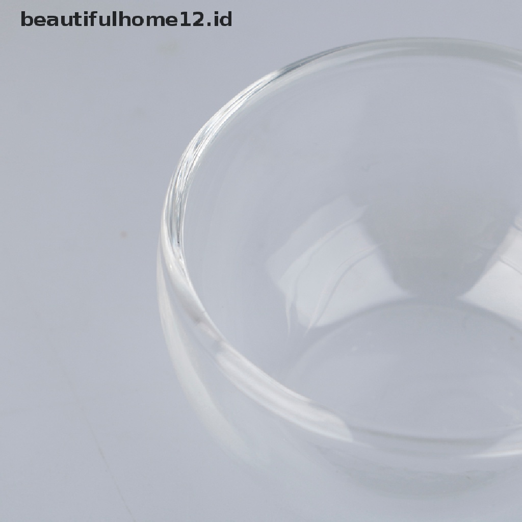 【beautifulhome12.id】 1/12 Dollhouse Miniature Accessories glass Soup Plate Simulation Dish Toy .