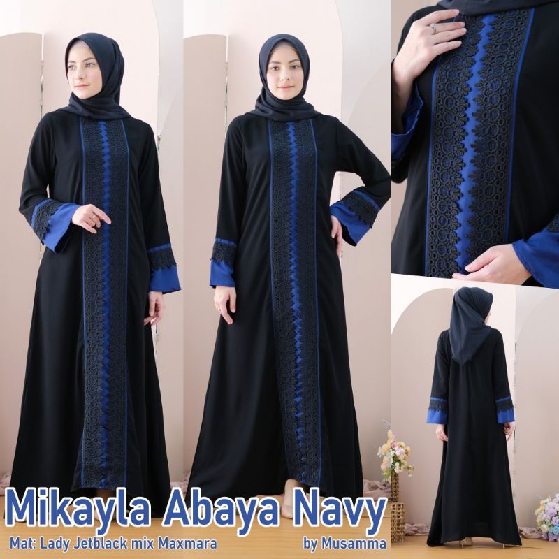 Daster Arab Musamma Mikayla Abaya by Musamma Original