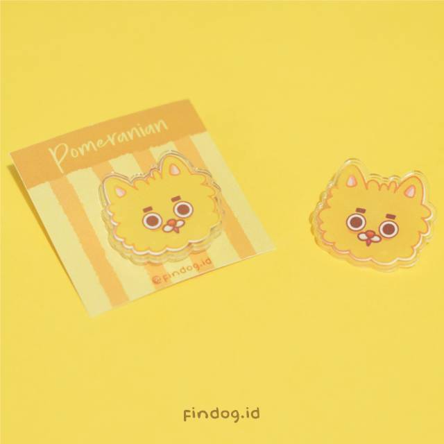 

Pomeranian Akrilik / Acrylic Pin