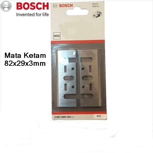 BOSCH Mata Pisau Mesin Serut / Mata Ketam HSS 82x29x3mm